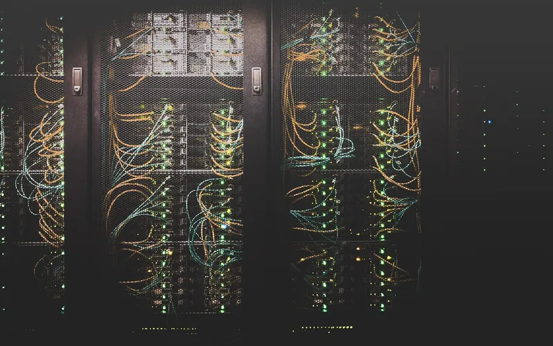 Network equipment with connected cables